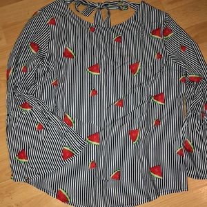 NWOT❤️•Bell sleeved• watermelon shirt❤️